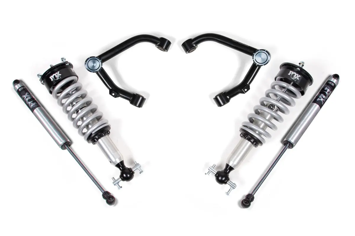 2 Inch Lift Kit Fox 2.0 Coil-Over Silverado/Sierra 1500 07-18 4Wd Cast Steel 1