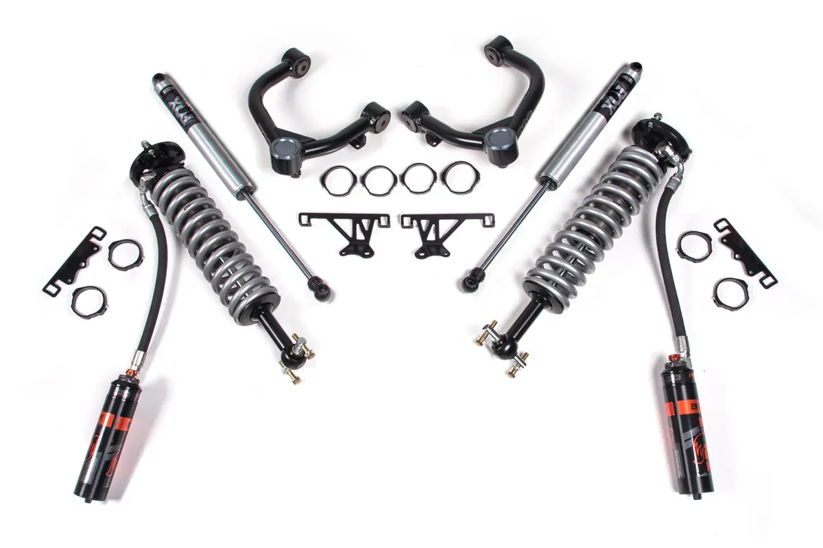 2 Inch Lift Kit Fox 2.5 Coil-Over Silverado/Sierra 1500 19-24 4Wd Fox 2.5 Performance Shocks 1