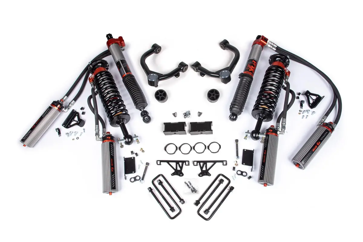 1.5 Inch Lift Kit Fox 3.0 Bypass Factory Race Series Chevy Trail Boss Or Gmc At4 1500 19-24 4Wd Fox Factory Race Series 3.0 1