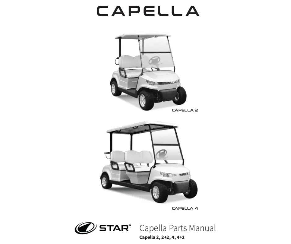 2022 Star Ev Capella Parts Manual 1