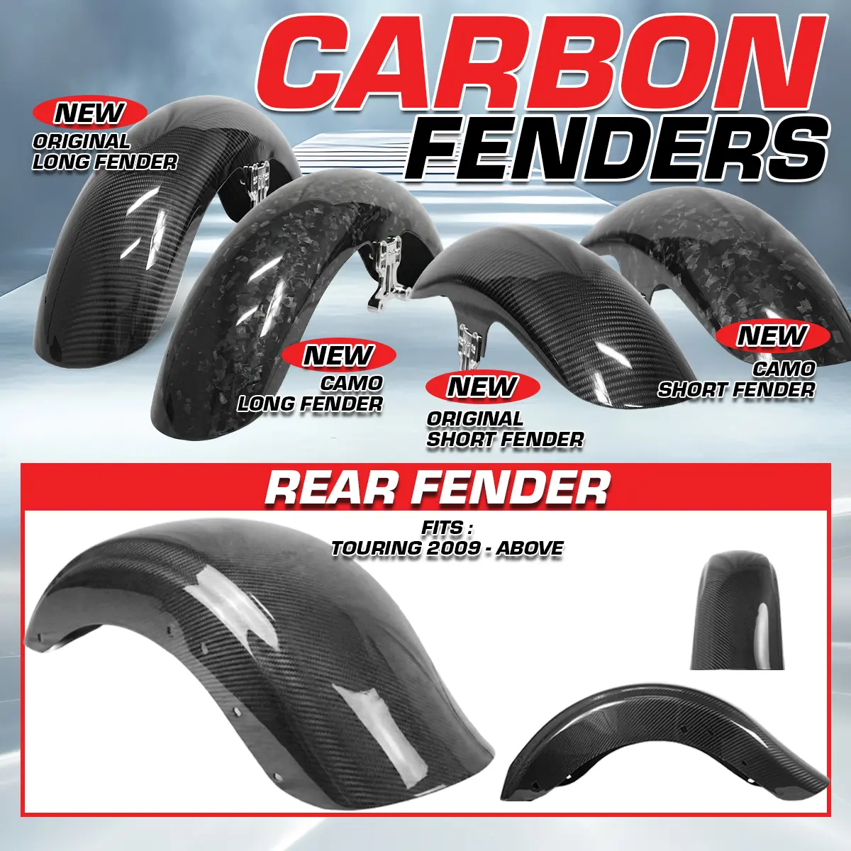 Carbon Fenders For Touring 1