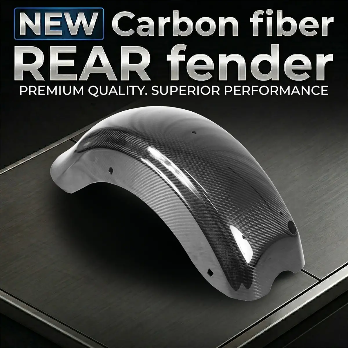 Carbon Fiber Rear Fender For Touring Models (2018–2024) 1