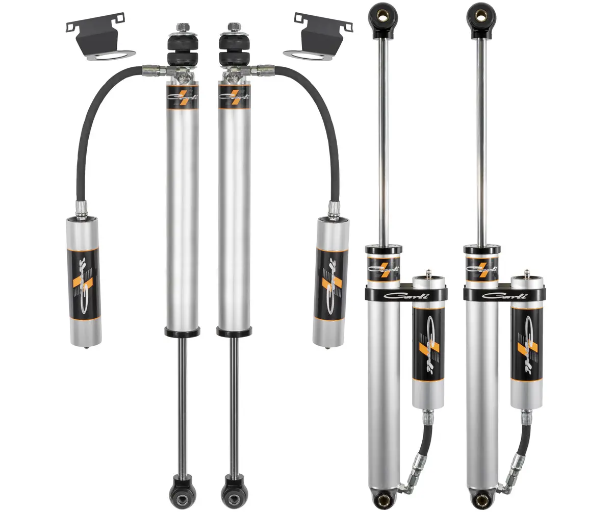 Backcountry Shock Set Remote Reservoir 2013-23 Ram 3500 Diesel 4X4 Carli Suspension 1