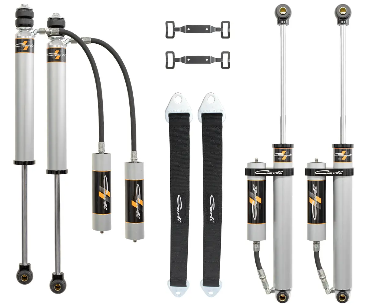 03-13 Ram 2500/3500 4X4 Spec Backcountry 2.0 Shock Package Front & Rear Carli Suspension 1