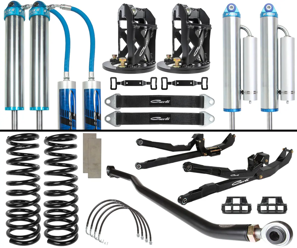 Dominator Leveling Base 3 Lift 10-11 Ram 2500/3500 Diesel Long Arm Carli Suspension 1