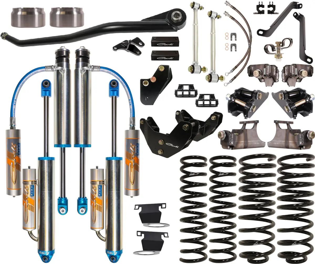 Dominator 3.0 Shock Set 3.25 Lift 14-18 Ram 2500 Gas Carli Suspension 1