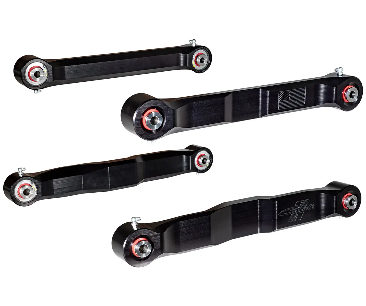 10-12 Ram 2500/3500 4X4 Ram Billet High Clearance Extended Control Arms Black Anodized Finish Carli Suspension 1