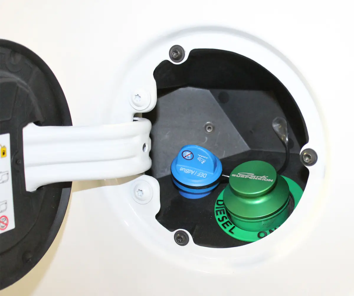 Anodized Fuel Cap Carli Suspension 1