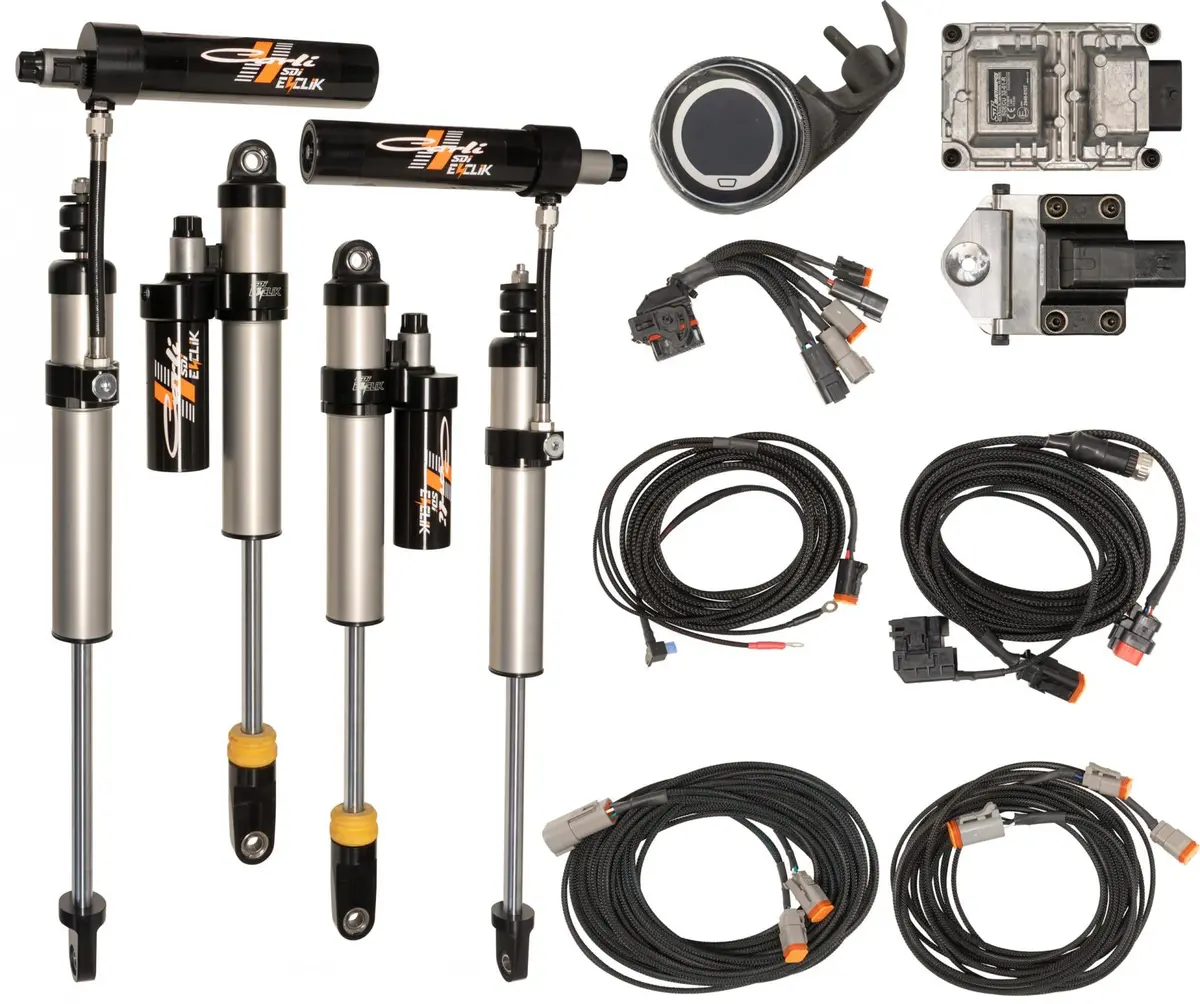 E-Venture 2.5 Shock Set 2017-Up Ford F250/F350 W/1.5/3.5 Lift Diesel Carli Suspension 1