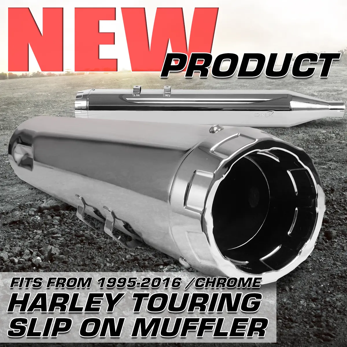 [Sale] Force Slip On Exhaust For Baggers 1