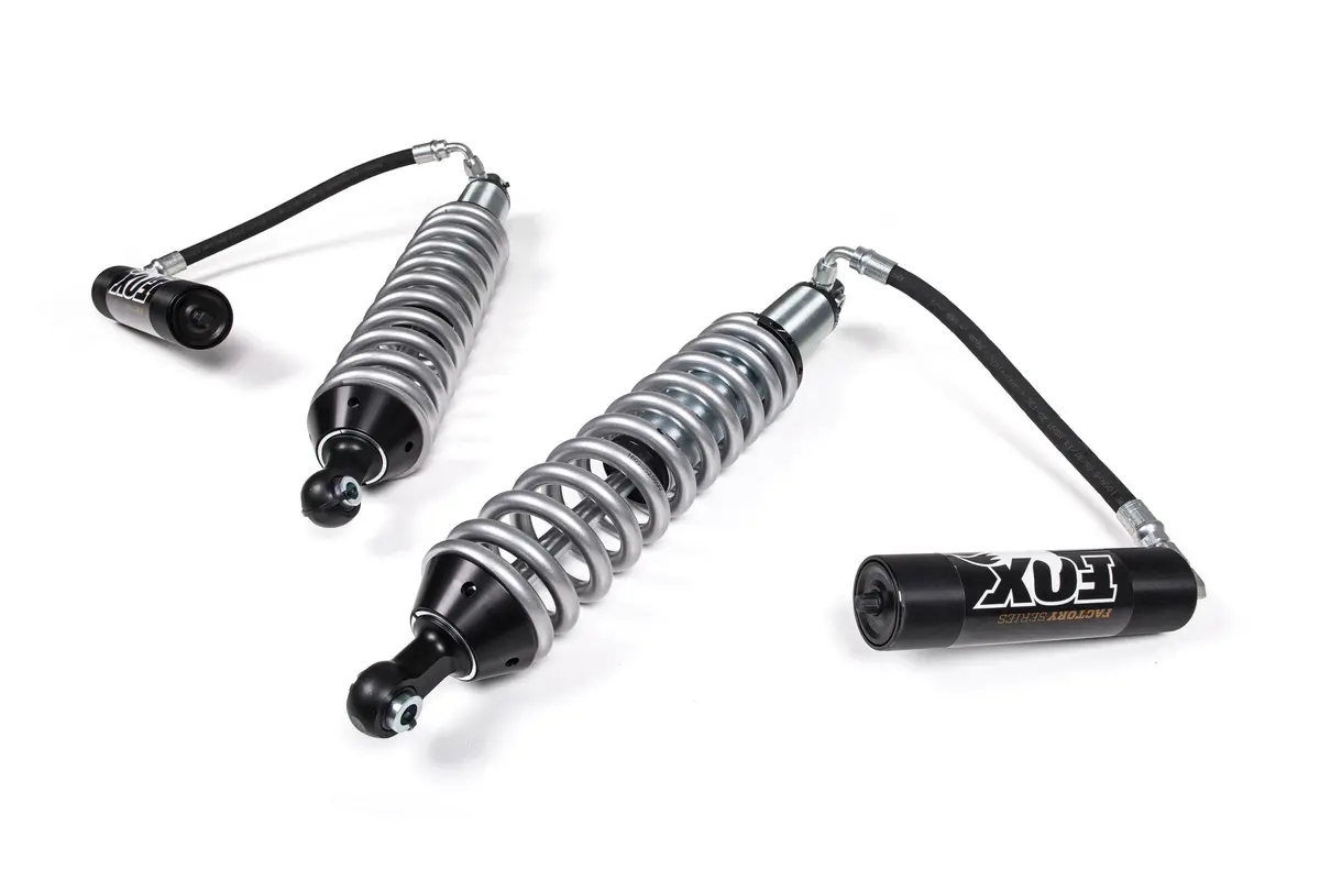 2020-2024 Silverado/Sierra 2500Hd/3500 Hd Fox 2.0 Adventure Series Steel Body Shock Internal Floating Piston 5 Inch Front 23.28 X 15.68 X 2-Bp/Clevis Fox Offroad Shocks 1