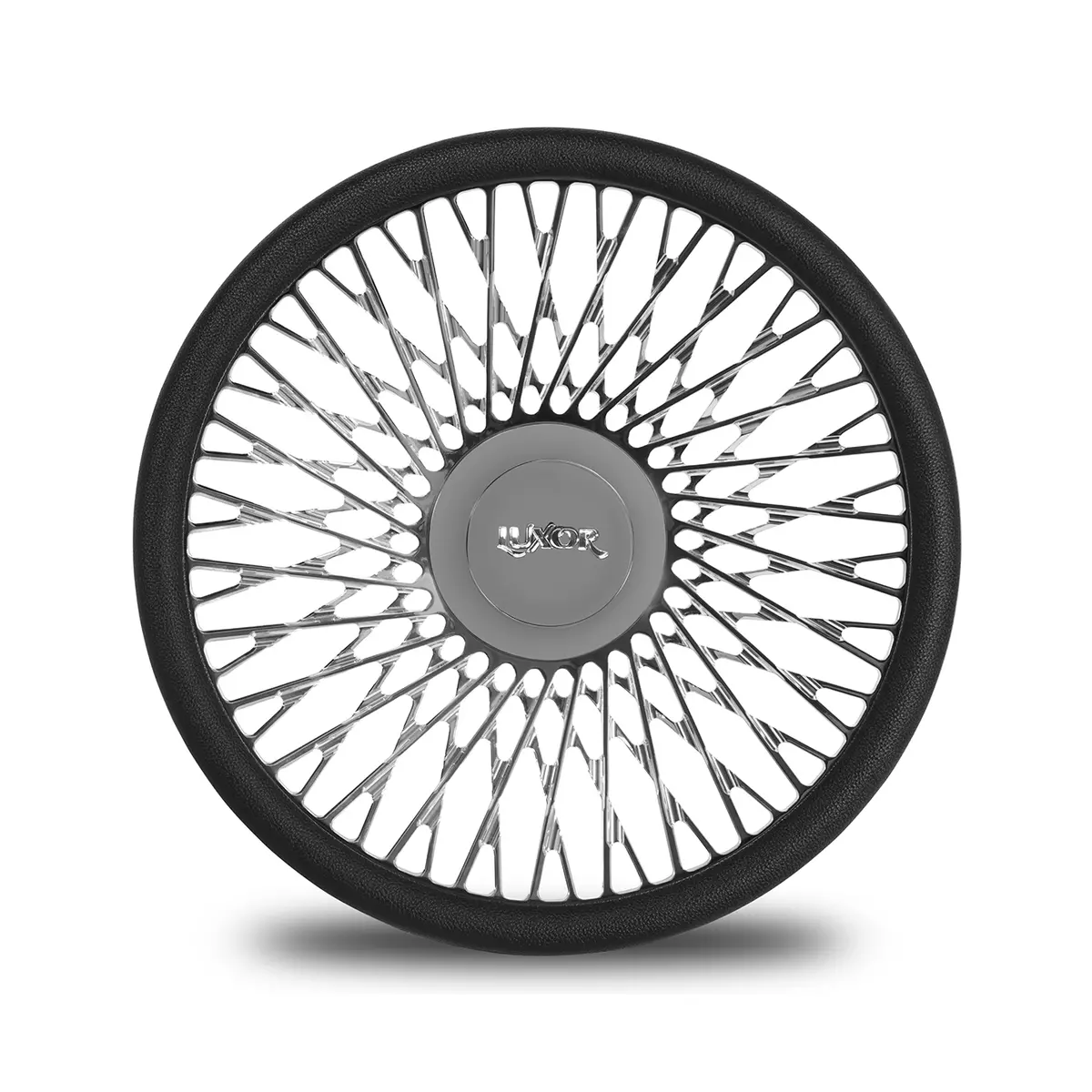 [Sale] 15" Billet 60 Spoke Cross Steering Wheel Chrome 1