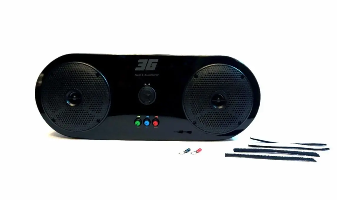 Golf Cart Bluetooth Speaker & Box Combo With Usb Power Port 1
