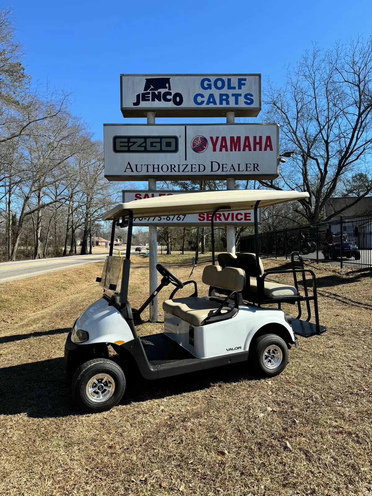 2023 Ezgo Rxv 4 Seater White Sn:778519 1