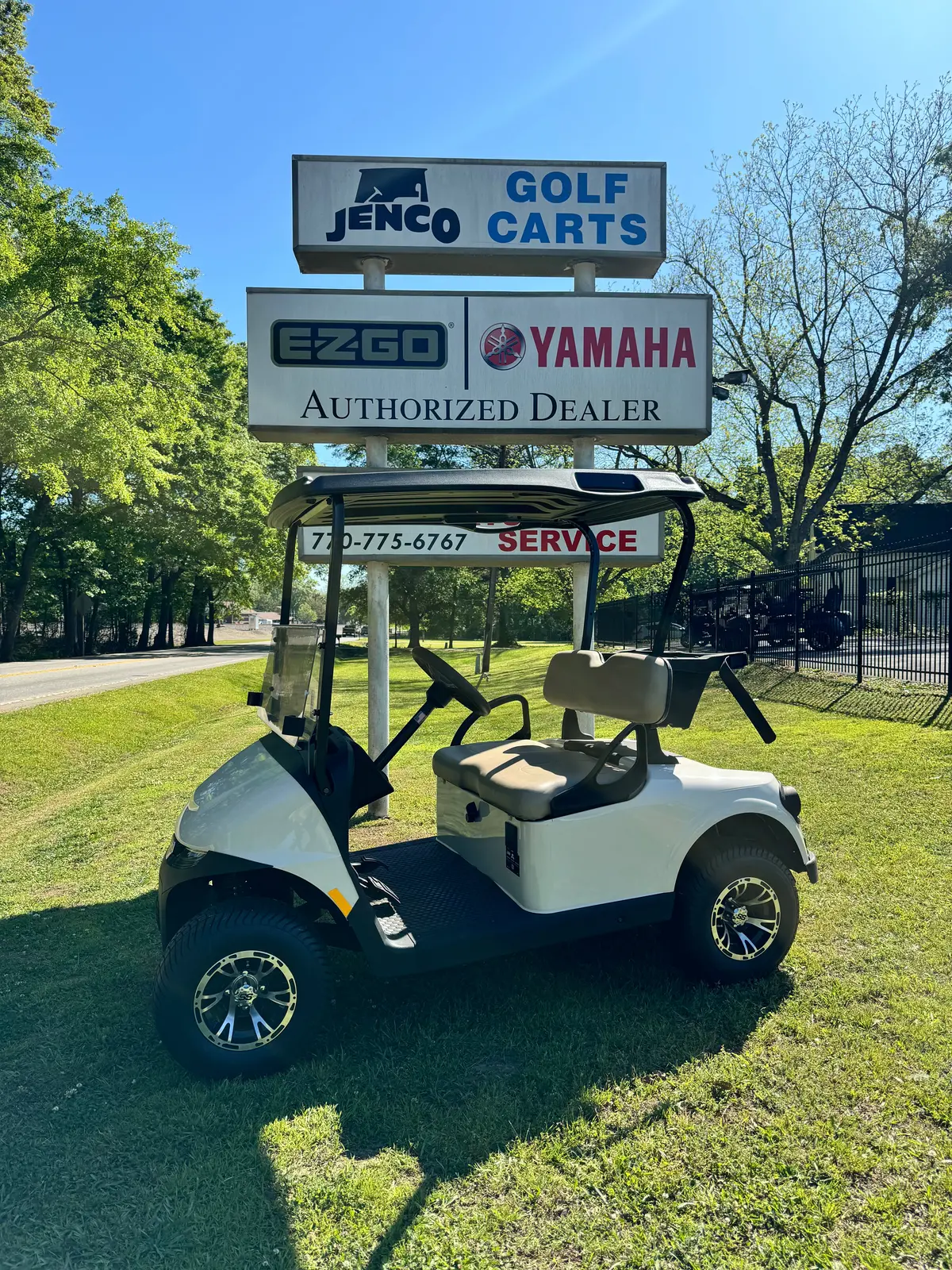 2024 Ezgo Valor White Sn:800949 1