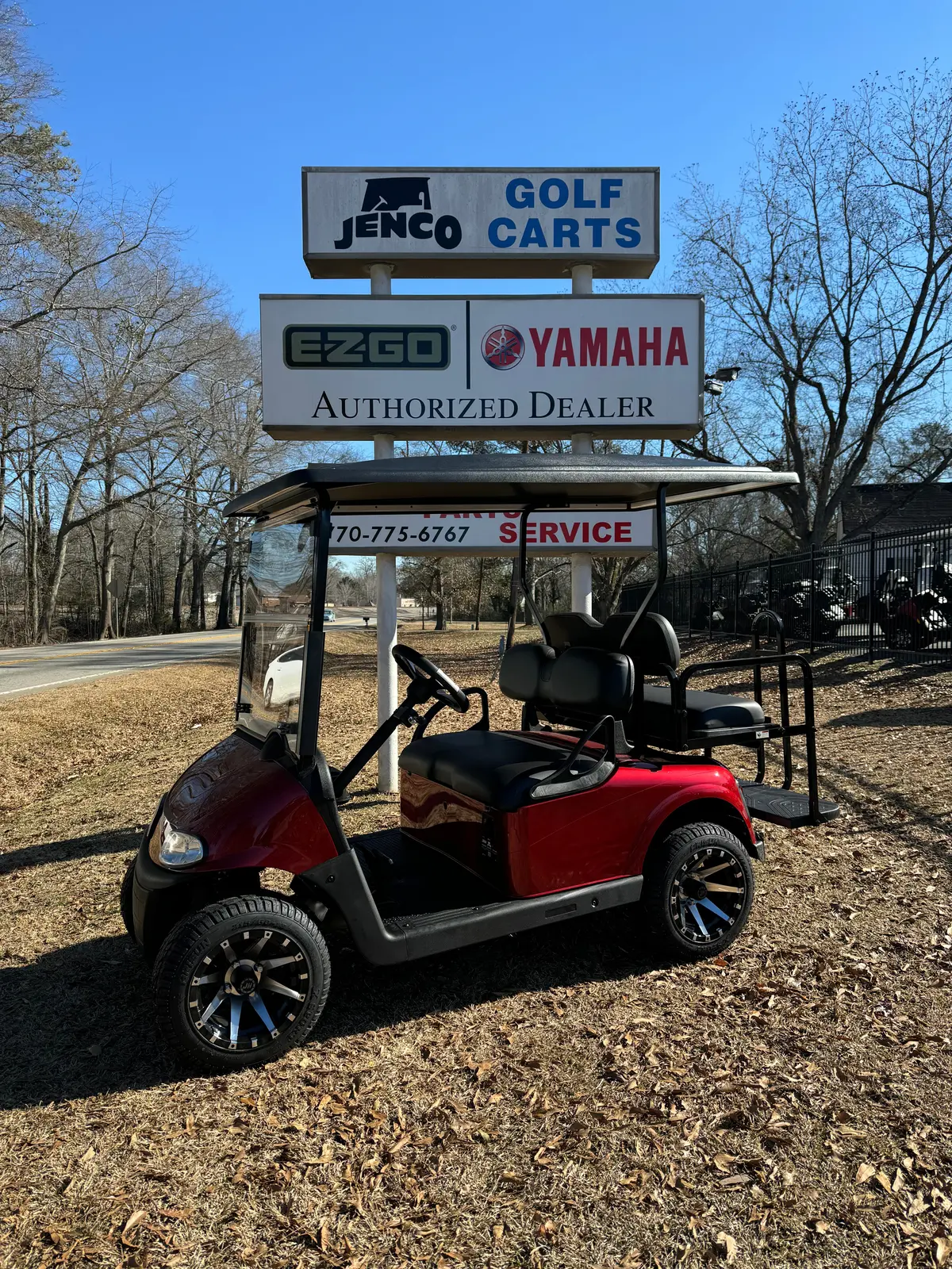 2019 Ezgo Rxv 2+2 Lithium Red Sn:493447 1