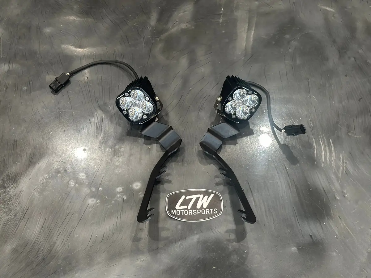 19-26 Chevy Silverado 1500 A Pillar Light Bracket Kit For Baja Designs Pods 1