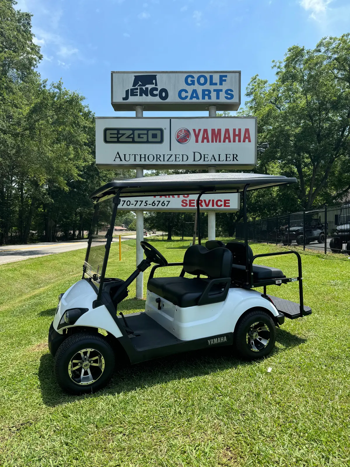 2021 Yamaha Drive 2 Quiet Tech Efi Gas White Sn:409816 1