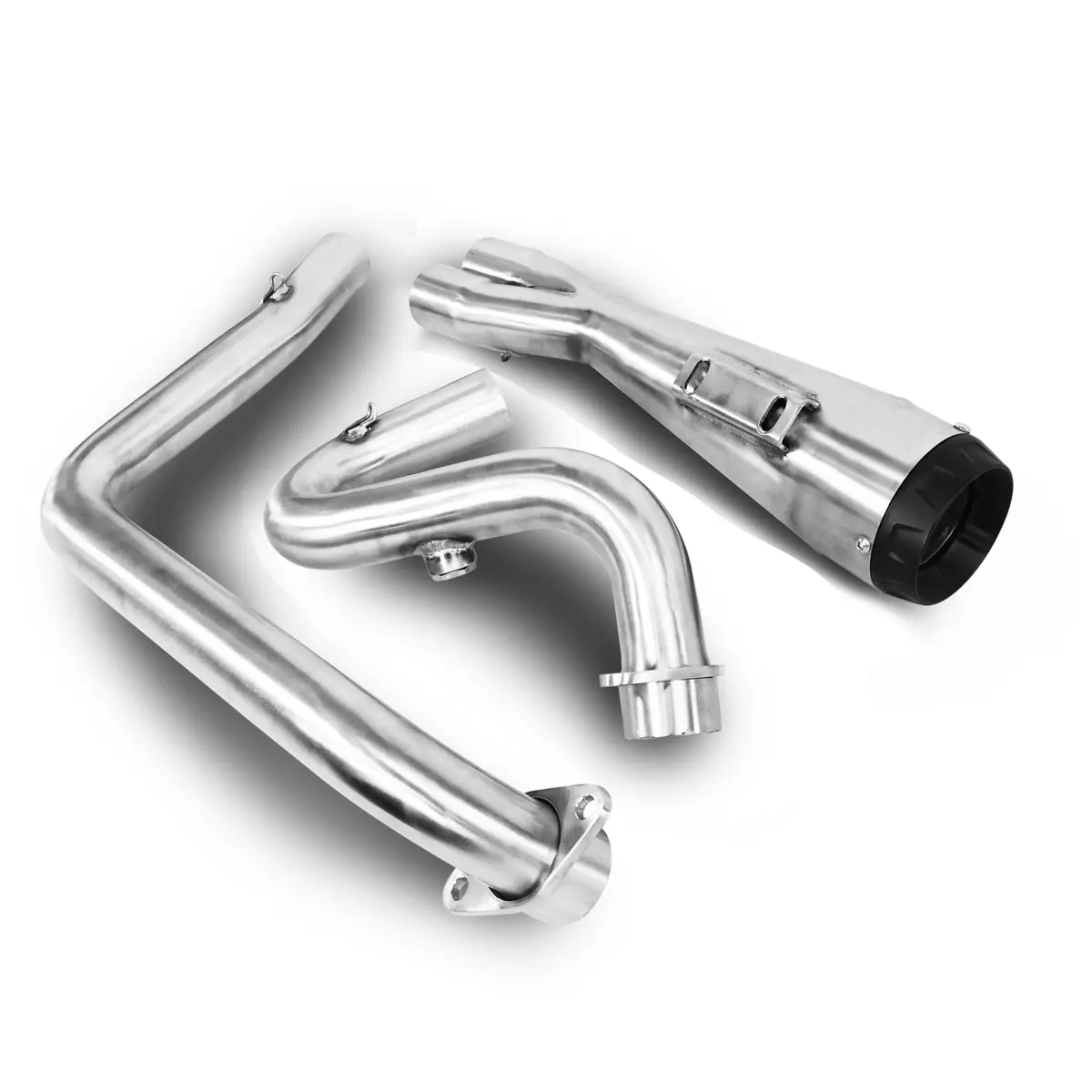 Indian Exhaust 2-Into-1 Muffler Stainless Chrome Touring 1