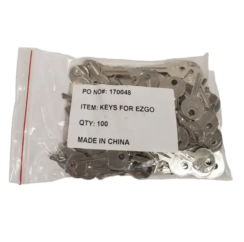 Ezgo Golf Cart Replacement Keys- 100 Count 1