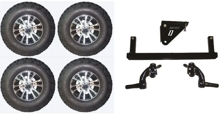 6" Lift Kit Combo With 10" Wolverine For Yamaha G29/Drive Golf Carts 07-16 1
