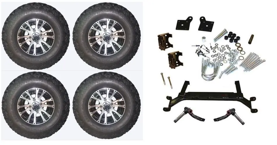 Lift Kit Combo With 10" Wolverine For Ezgo Txt Golf Carts 2001+ 1