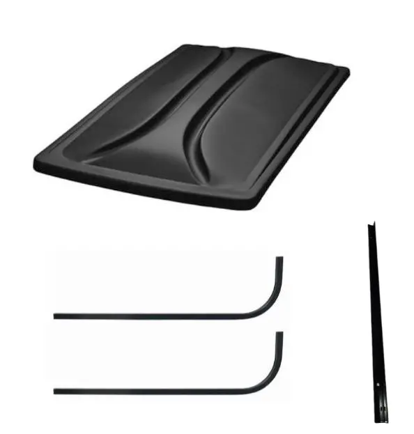 80" Black Extended Roof Kit For Ezgo Txt Golf Carts 1994+ 1