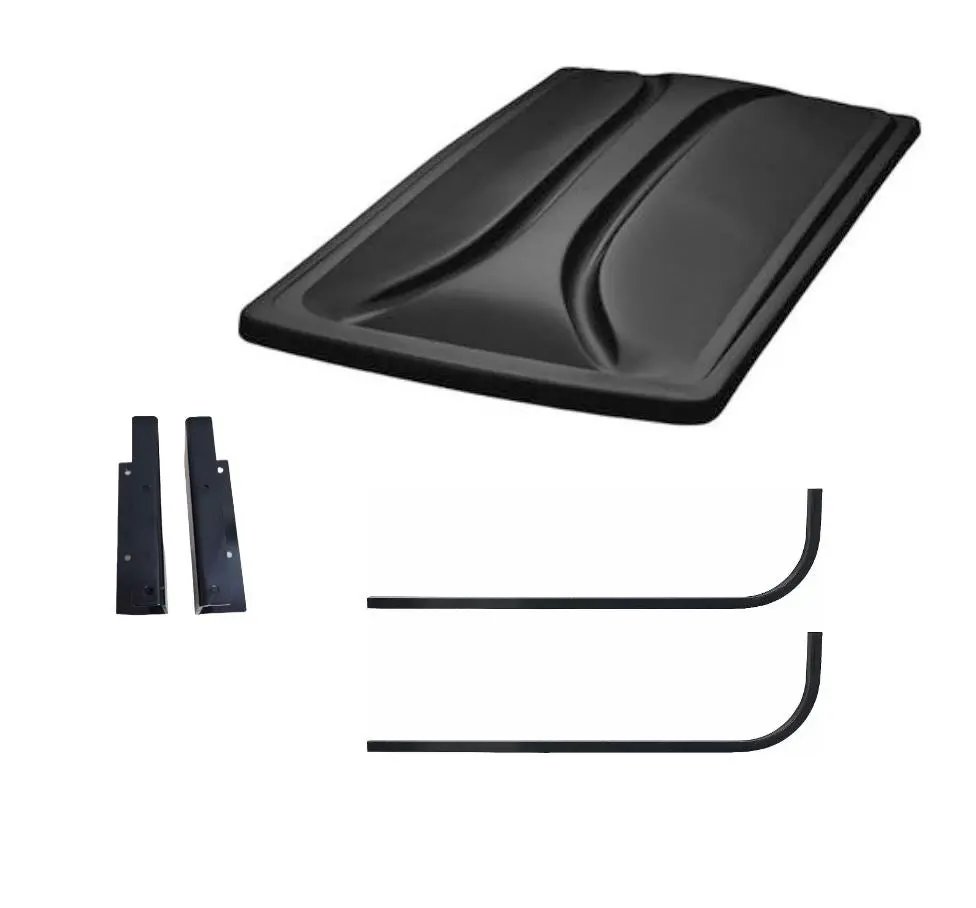 80" Black Extended Roof Kit For Club Car Precedent Golf Carts 2004+ 1