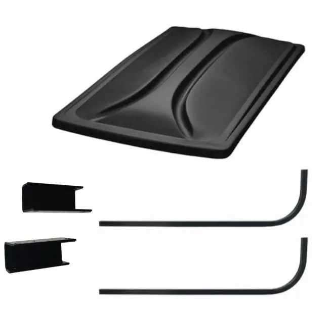 80" Black Roof Kit For Club Car Ds Golf Carts 1976-1999 1