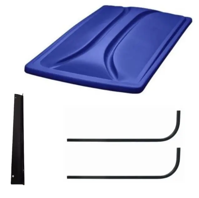 80" Blue Extended Roof Kit For Ezgo Rxv Golf Carts 2008+ 1