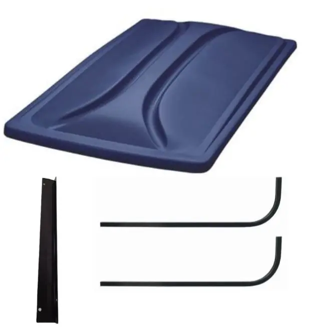 80" Navy Extended Roof Kit For Ezgo Rxv Golf Carts 2008+ 1