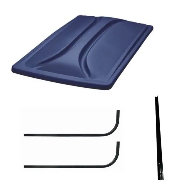 80" Navy Extended Golf Cart Roof Kit For Ezgo Txt Golf Carts 1994+ 1