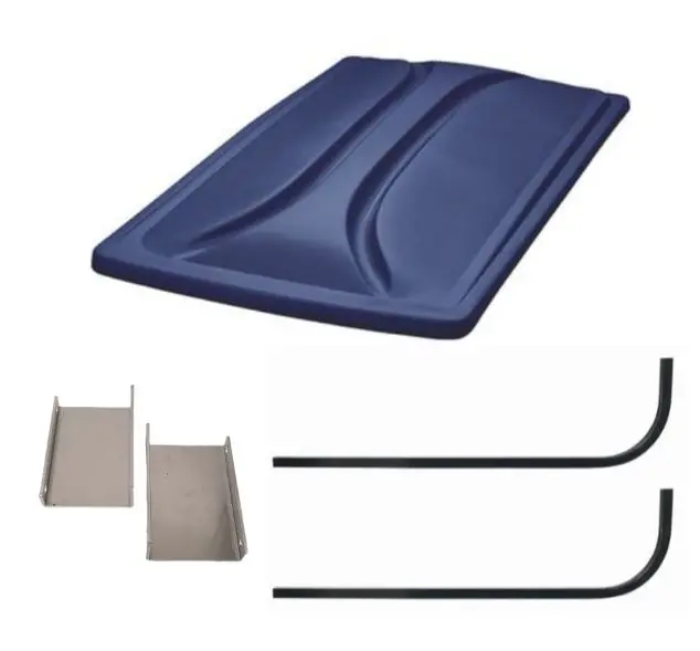 80" Navy Extended Roof Kit For Club Car Ds Golf Carts 2000+ 1