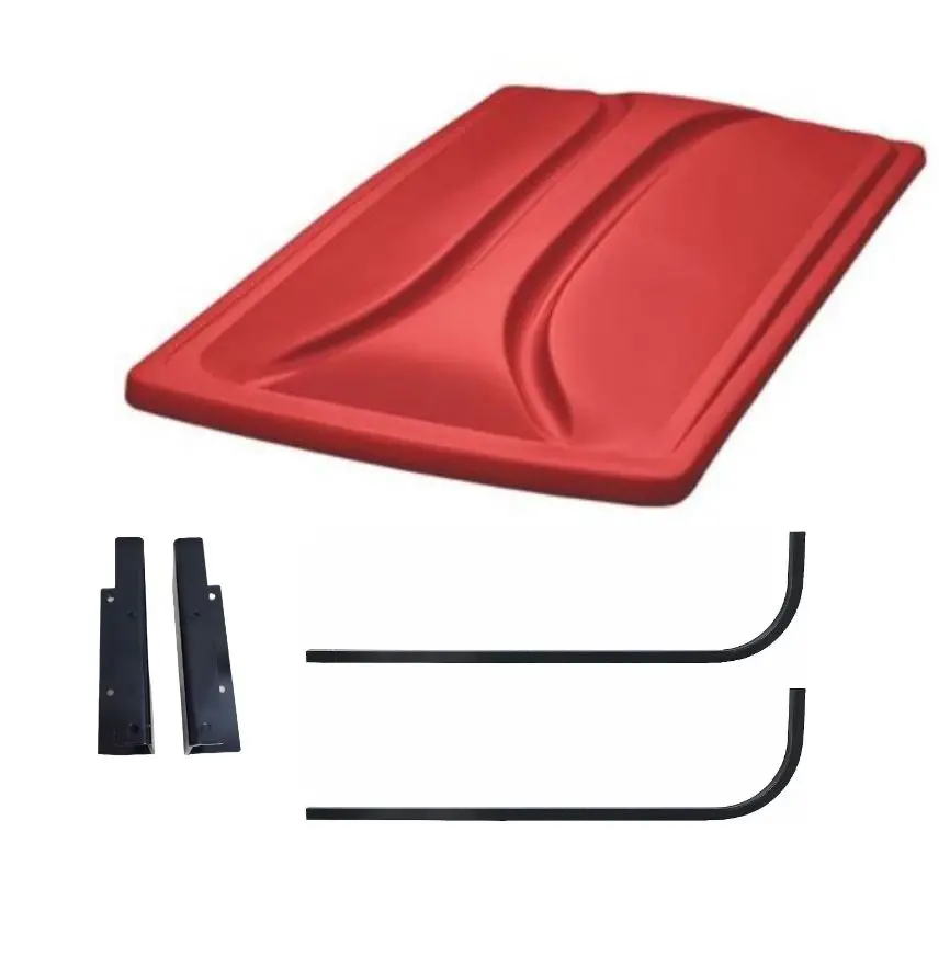 80" Red Extended Roof Kit For Club Car Precedent Golf Carts 2004+ 1