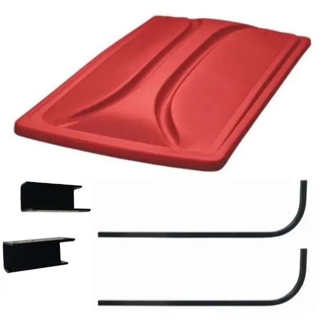 80" Red Extended Roof Kit For Club Car Ds Golf Carts 1976-1999 1