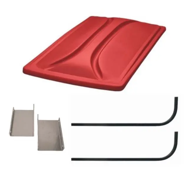 Universal 80" Red Roof Kit For Club Car Ds Golf Carts 2000+ 1