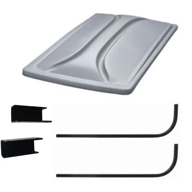 80" Silver Extended Roof Kit For Club Car Ds Golf Carts 1976-1999 1