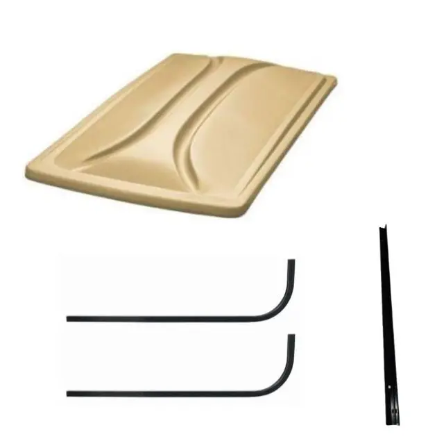80" Tan Extended Golf Cart Roof Kit For Ezgo Txt Golf Carts 1994+ 1