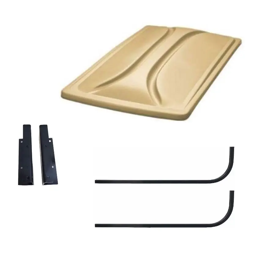 80" Tan Extended Roof Kit For Club Car Precedent Golf Carts 2004+ 1