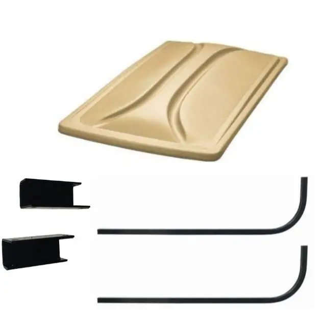 80" Tan Extended Roof Kit For Club Car Ds Golf Carts 1976-1999 1
