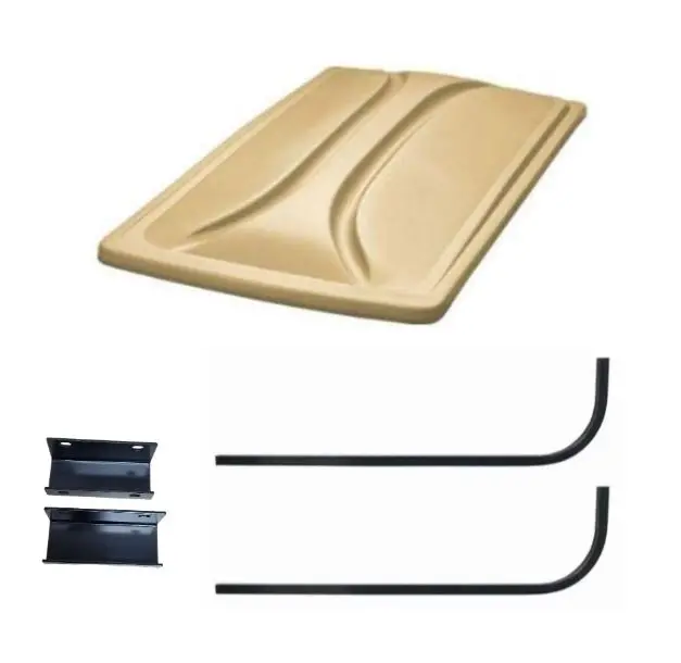 80" Tan Roof Kit For Yamaha G29/Drive & Drive Ii Golf Carts 2007+ 1
