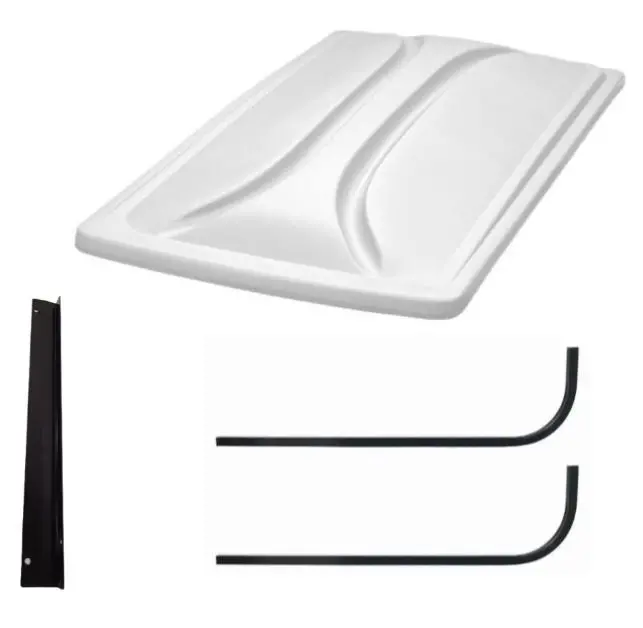 80" White Extended Roof Kit For Ezgo Rxv Golf Carts 2008+ 1