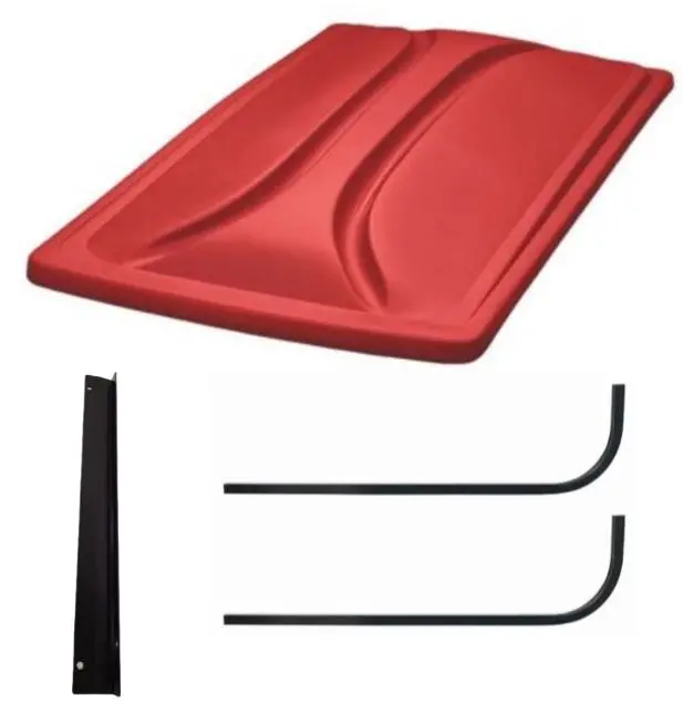 80" Red Extended Roof Kit For Ezgo Rxv Golf Carts 2008+ 1