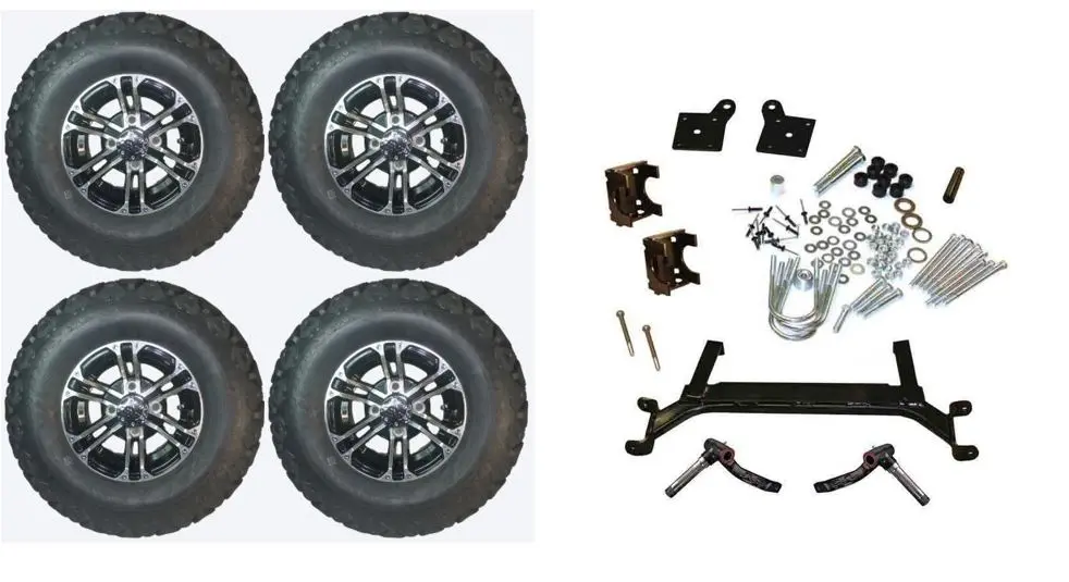 Lift Kit Combo With 10" Nitro For Ezgo Txt Golf Carts 2001+ 1