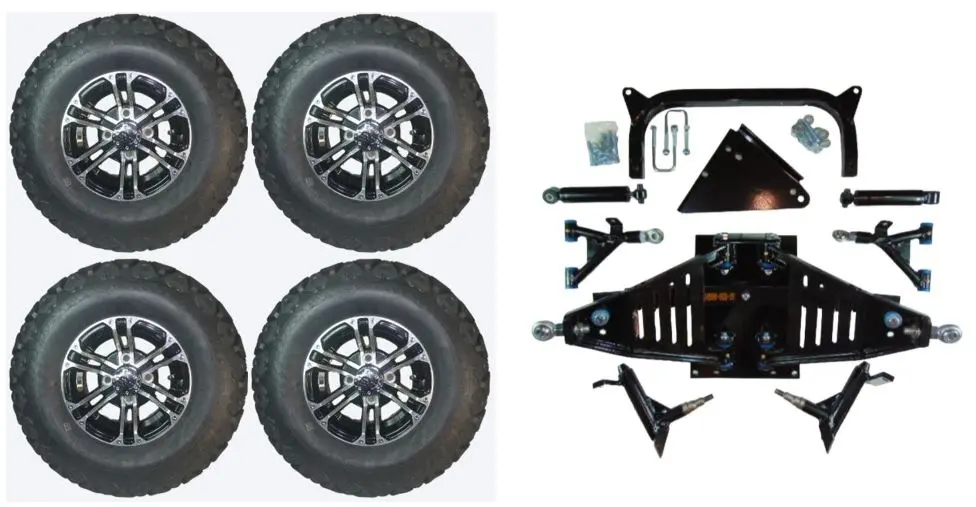 Lift Kit Combo With Nitro 22X11-10 For Yamaha G29/Drive Golf Carts 07-16 1