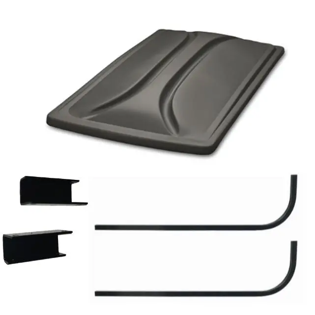 Universal 80" Graphite Extended Roof Kit For Club Car Ds Golf Carts 1976-1999 1