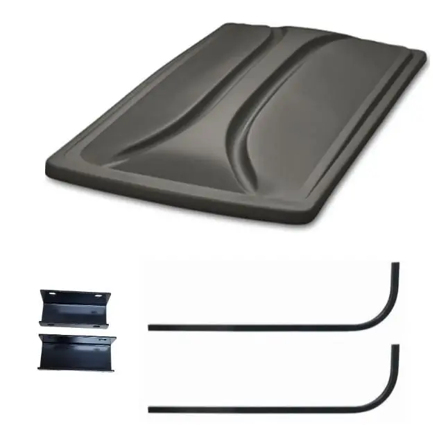 80" Graphite Roof Kit For Yamaha G29/Drive & Drive Ii Golf Carts 2007+ 1