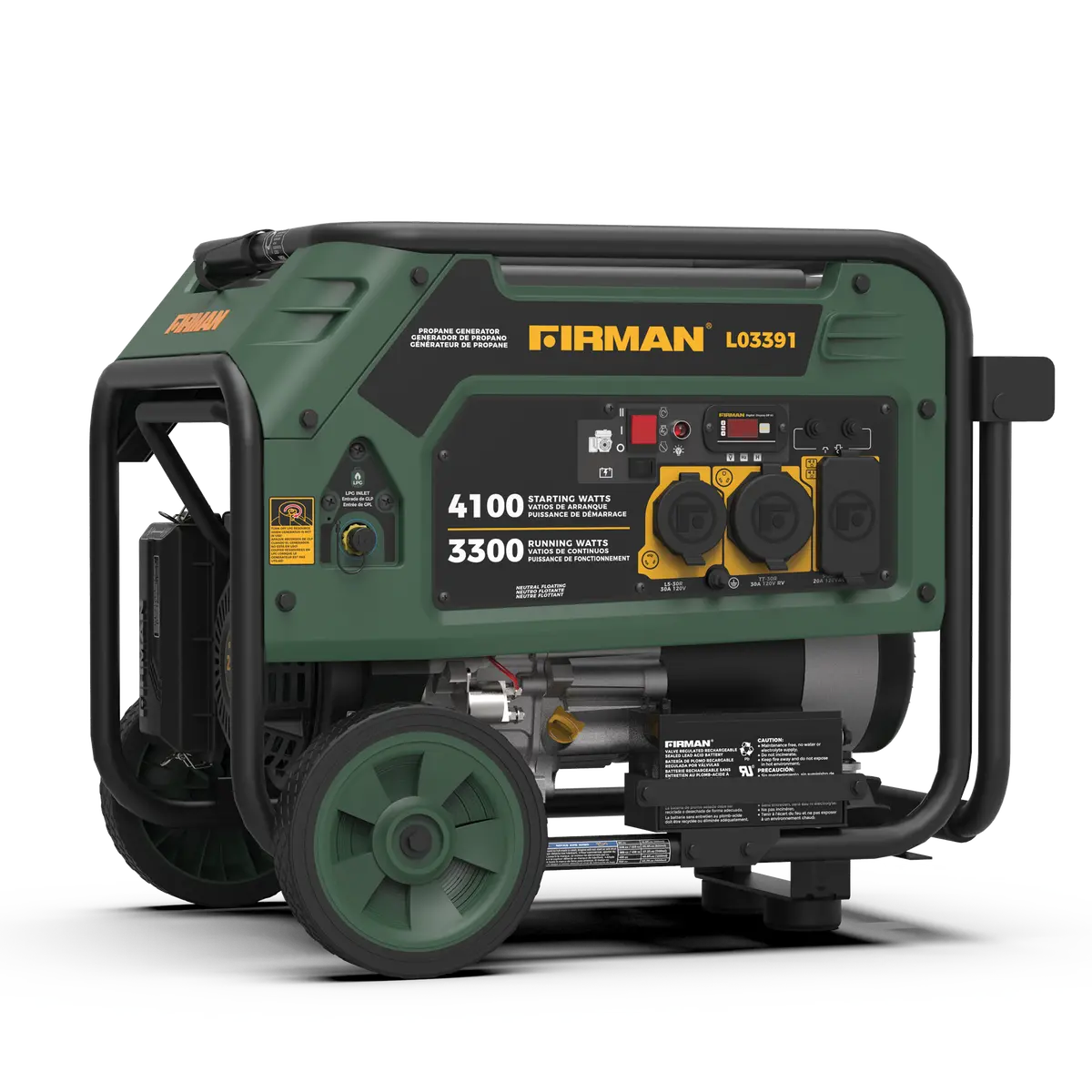 Lpg Portable Generator 4100W Electric Start 1
