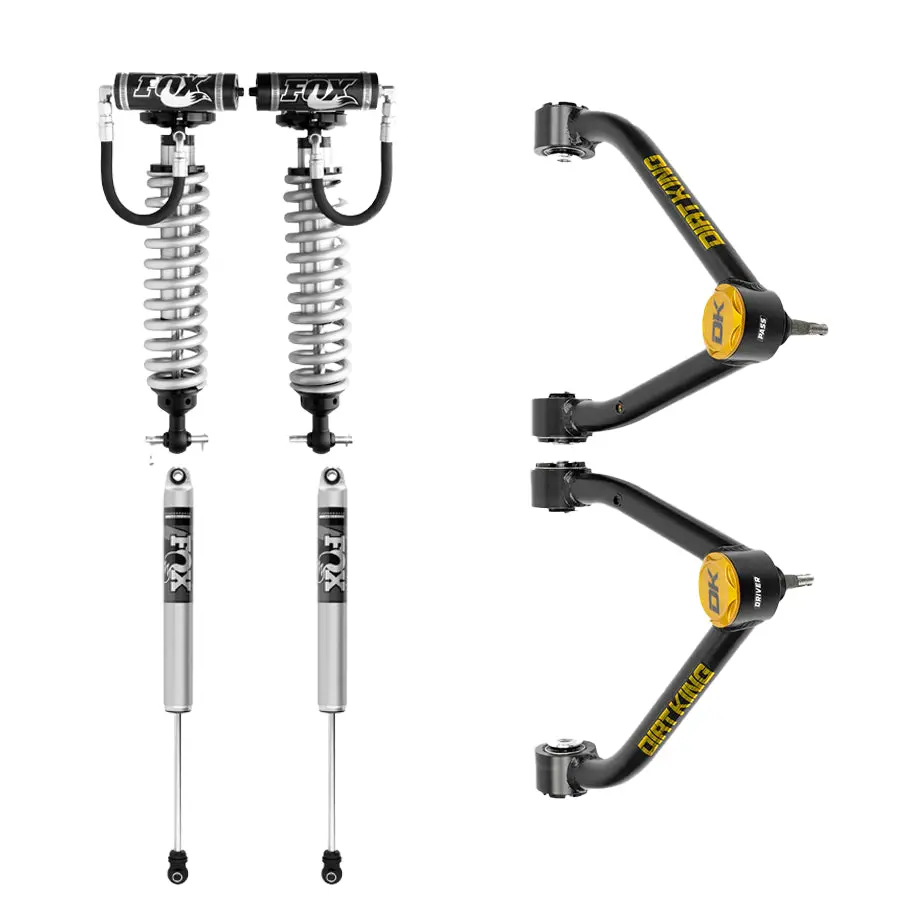 07-18 Gm 1500 Dirt King Stage 1 Mid Travel Kit With Fox Shocks 1