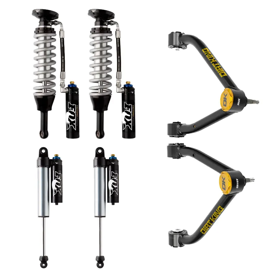 07-18 Gm 1500 Dirt King Stage 1 Mid Travel Kit With Adjustable Fox Shocks 1